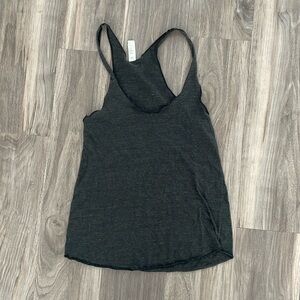 American apparel Classic halter tank grey grey xs raw hem